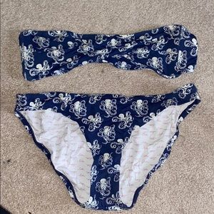 lilly pulitzer strapless bikini